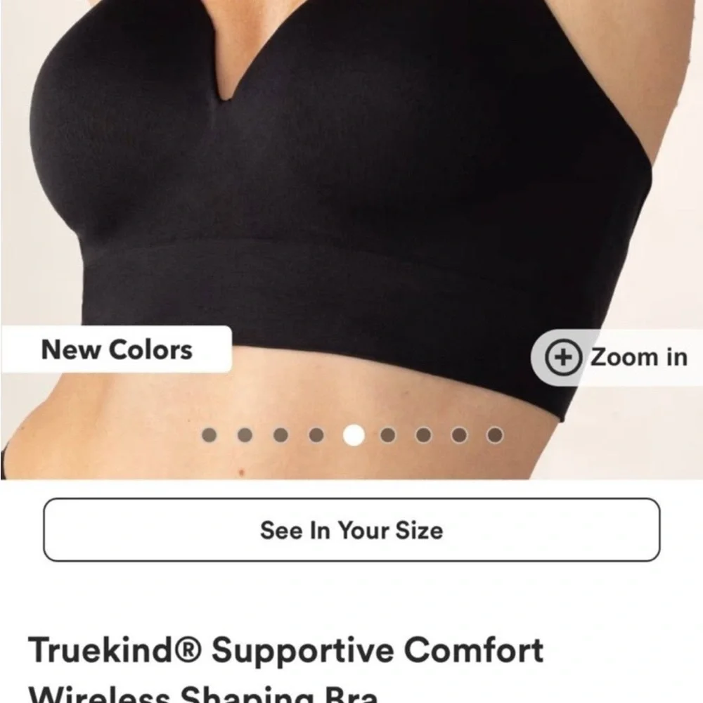 NWT large Shapermint bundle Cream and black Seamless Bras - Picture 2 of 2